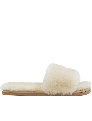 Shearling Slide