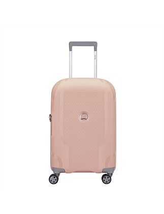 pink cabin size suitcase