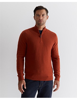 Harrison Wool Blend Quarter Zip