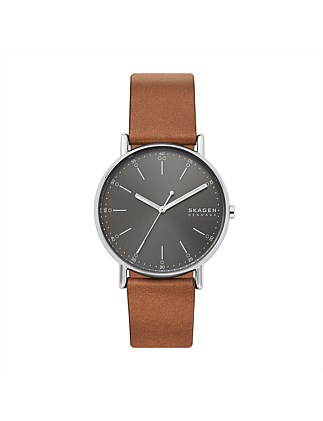 Signatur Brown Analogue Watch