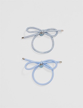 Bow Hair Tie Pack of 2