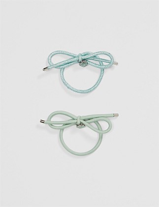 Bow Hair Tie Pack of 2