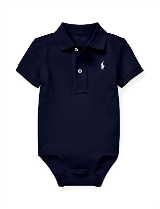 Polo One Piece Bodysuit Interlock (3 Mths - 24 Mths)