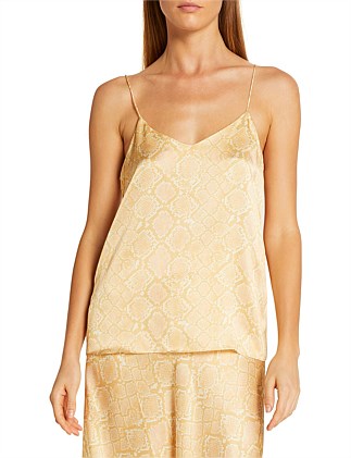 Eva Python Print Silk Cami