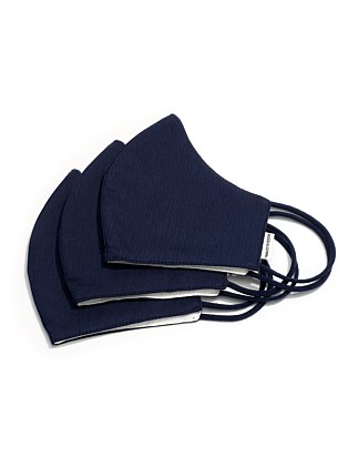 RG Face Mask Three Pack Navy