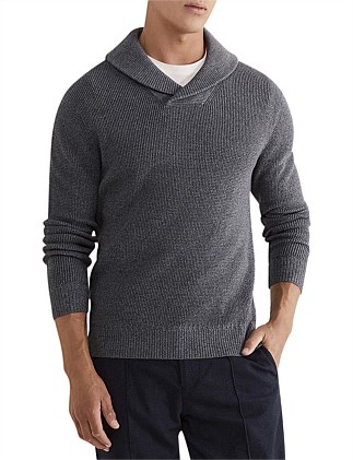 Angus Shawl Neck Knit