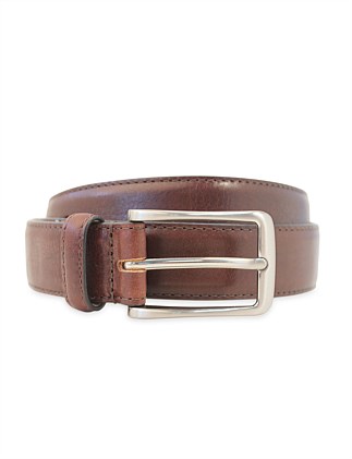 STITCHED LEATHER BELT