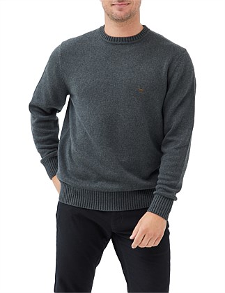 GUNN CREW KNIT - CHARCOAL