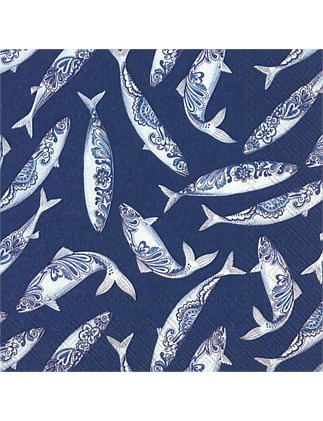 Blues - Decorative Fish Navy