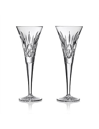 Lismore Classic Toasting Flute Pair 210ml