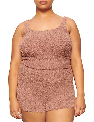 COZY KNIT TANK ROSE CLAY