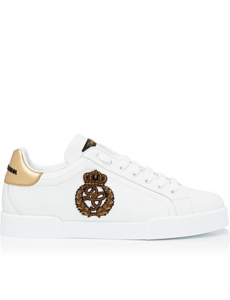 D&G CONTINUATIVE CREST LOGO SNEAKER