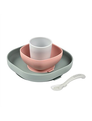 Silicone Suction 4 Piece Meal Set