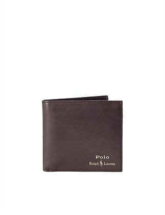 SMOOTH LEATHER BIFOLD COIN WALLET