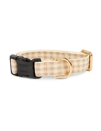 Farmhouse Check Collar Small