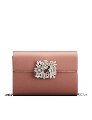 Rv Bouquet Strass Buckle Mini Clutch