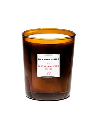 22 the The Blitz Motorcycles Garage Candle