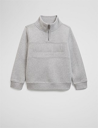 Verified Australian Cotton Heritage Half Zip Sweat