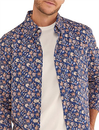 LEON PRINT LONG SLEEVE SHIRT