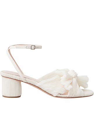 DAHLIA KNOT MULE WITH ANKLE STRAP