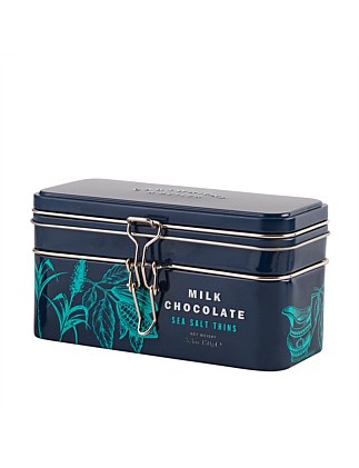 MILK CHOCOLATE SEA SALTED THINS 150G