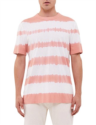 EARTH TIE DYE STRIPE TEE