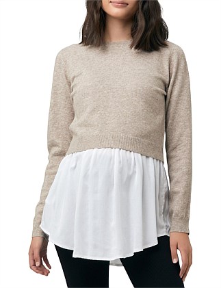 SANDY DETACHABLE NURSING KNIT