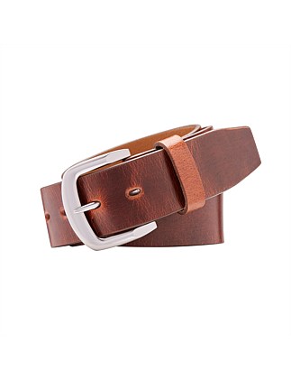 AUSTRALIAN MADE 'SWAG' FULL GRAIN 38MM LEATHER BELT