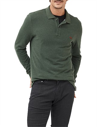 Long Sleeve Gunn Polo Moss