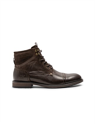 Dunedin Military Boot Chocolate Wash