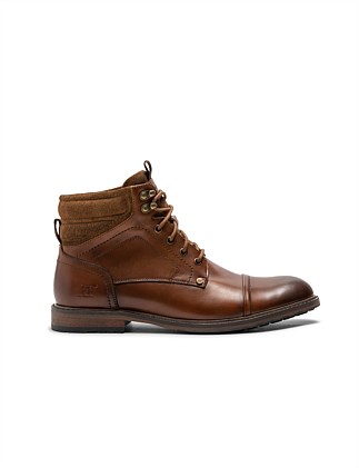 Dunedin Military Boot Tan Burnish