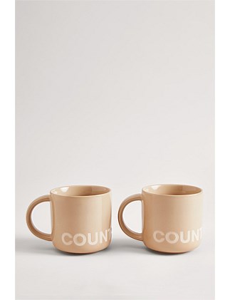 Demm Stoneware Mug Set of 2