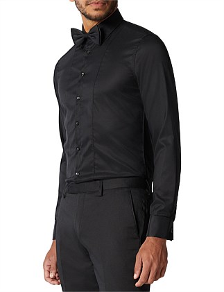 Slim Long Sleeve Panelled Formal Shirt