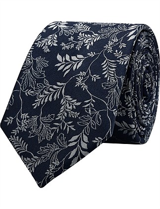 Silk Fern Floral Tie