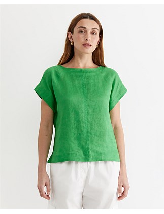 Allegra Linen Top