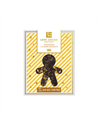 GINGERBREAD DARK CHOCOLATE BAR 75G