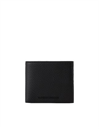 EA LEATHER BIFOLD W/ COIN POCKET