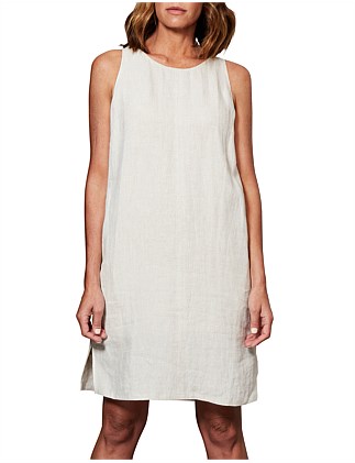 Studio Sleeveless Linen Mini Dress