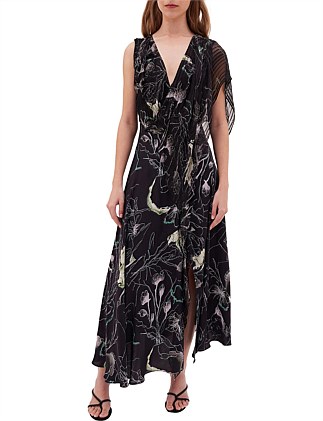 EMBRACE SILK BUTTERFLY DRESS