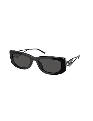 Acetate Rectangle BLACK Sunglass