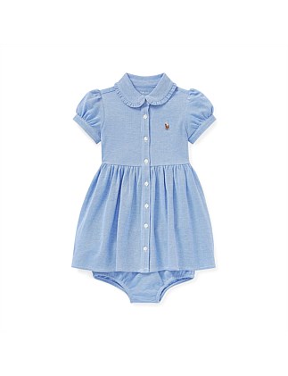 SOLID OXFORD DRESS (3M-24M)