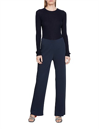 HIGH WAISTED CREPE BIAS PANT