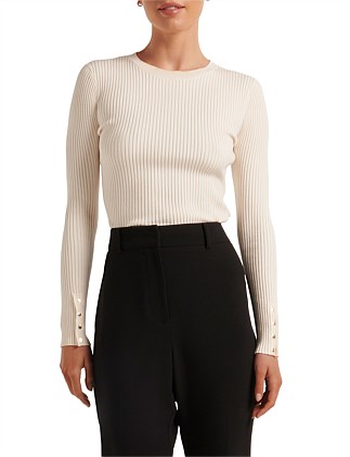 SIENNA LAYERING RIB KNIT TOP