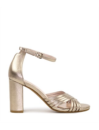 KARINA85 MULTISTRAP BLOCK HEEL SANDAL