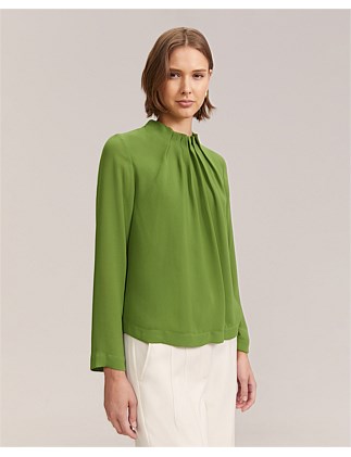 Willa High Neck Long Sleeve Top