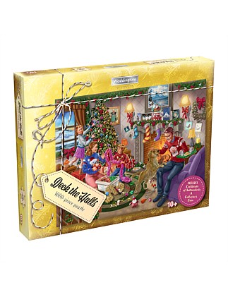 Waddingtons Christmas Puzzle 1000 piece `Deck the Halls'