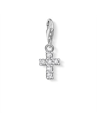 CZ Cross Charm Pendant