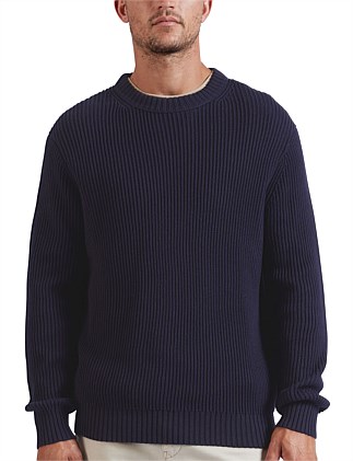 RIB KNIT CREW