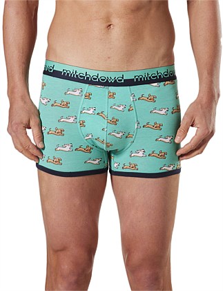 Puppy Play Printed Bamboo Fitted Trunk