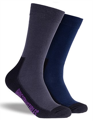 2 Pack Indestructibles Plain Crew Sock